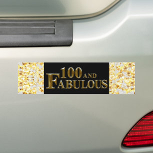 Adesivo Para Carro Aniversário de 100 anos