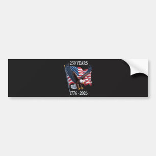 Adesivo Para Carro Aniversário de 250 Anos EUA Bandeira Americana 177