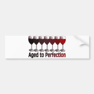 Adesivo Para Carro Aniversário do Vinho Vermelho