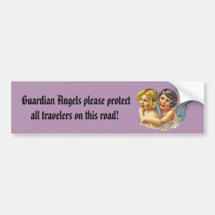 Adesivo Para Carro Anjo-da-guarda do vintage