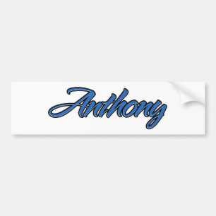 Adesivo Para Carro Anthony Blue Aufkleber Sticker Autoaufkleber