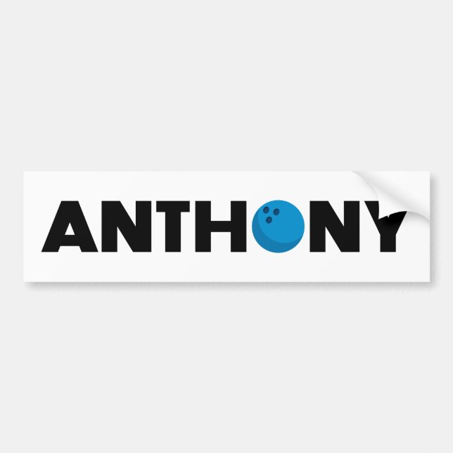 Adesivo Para Carro Anthony boliche (Frente)