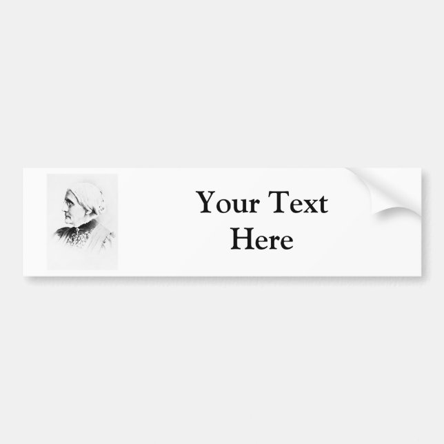 Adesivo Para Carro Anthony Susan B. Mulher Líder de Sufrágio (Frente)