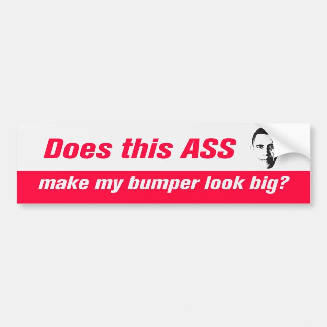 Adesivo Para Carro Anti autocolante no vidro traseiro de Obama (Frente)