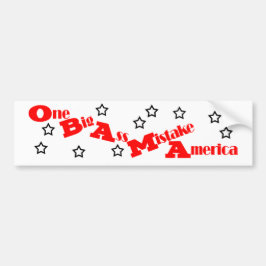 Adesivo Para Carro Anti autocolante no vidro traseiro de Obama