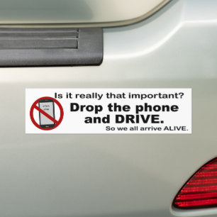 Adesivo Para Carro Anti autocolante no vidro traseiro de Texting e de