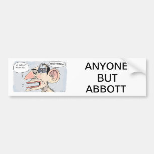 Adesivo Para Carro Anti autocolante no vidro traseiro de Tony Abbott