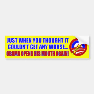 Adesivo Para Carro Anti Barack Obama