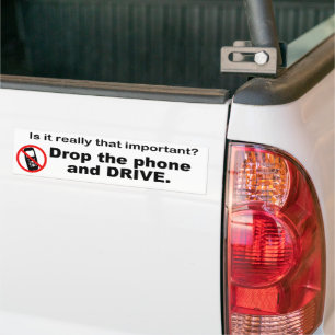 Adesivo Para Carro Anti-Cellphoning e Bumper Sticker