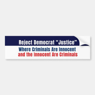 Adesivo Para Carro Anti-Democrat Conservative Sticker