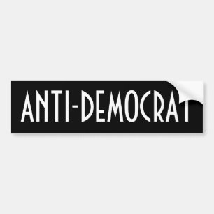 Adesivo Para Carro Anti-Democrata