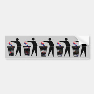 Adesivo Para Carro Anti Democratas