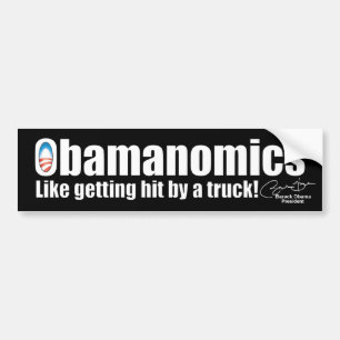 Adesivo Para Carro Anti economia de Obama Obamanomics