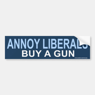 Adesivo Para Carro anti etiqueta das armas dos liberais de Obama