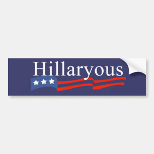 Adesivo Para Carro Anti-Hillary: Um Autocolante Hilário