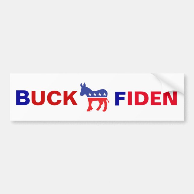 Adesivo Para Carro Anti Joe Biden Bumper Sticker (Frente)