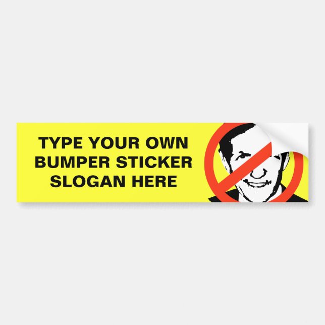 Adesivo Para Carro ANTI-KUCINICH: Anti-Dennis Kucinich (Frente)