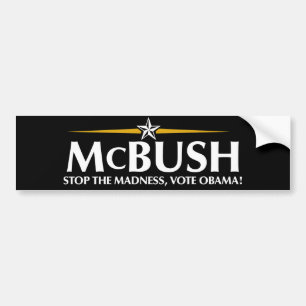 Adesivo Para Carro Anti-McCain autocolante no vidro traseiro de