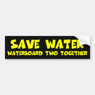 Adesivo Para Carro Anti Obama anti liberais de Waterboarding