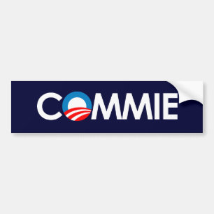 Adesivo Para Carro Anti-Obama - branco do Commie