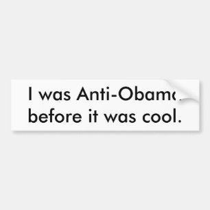 Adesivo Para Carro Anti-Obama Bumpersticker