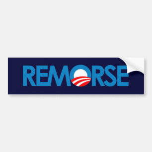 Adesivo Para Carro Anti-Obama Bumpersticker - remorso