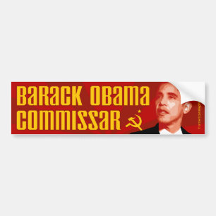 Adesivo Para Carro Anti-Obama: Commissar Obama