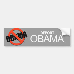 Adesivo Para Carro Anti-Obama - Deport Obama