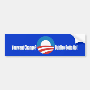 Adesivo Para Carro Anti Obama DuhBro conseguiu ir autocolantes no