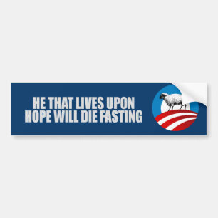 Adesivo Para Carro Anti-Obama - ele esse vidas em cima do t-shirt da