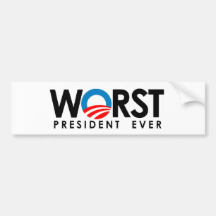 Adesivo Para Carro Anti-Obama - esperança que falha