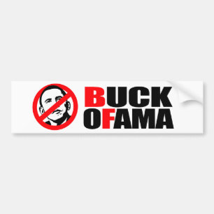 Adesivo Para Carro Anti-Obama - etiqueta de Ofama do fanfarrão