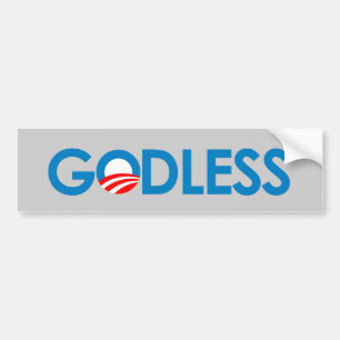 Adesivo Para Carro Anti-Obama - GODLESS