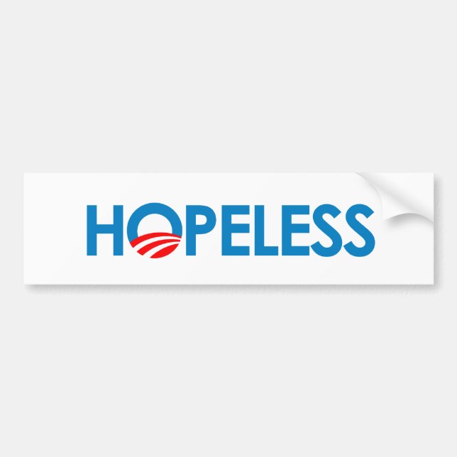 Adesivo Para Carro Anti-Obama - IMPOSSÍVEL (Frente)