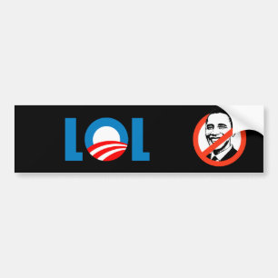 Adesivo Para Carro Anti-Obama - LOL
