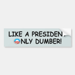 Adesivo Para Carro Anti Obama mudo, anti presidente mais mudo Obama