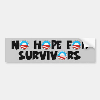Adesivo Para Carro Anti Obama, nenhuma esperança Obama
