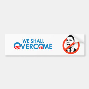 ADESIVO PARA CARRO ANTI-OBAMA - NÓS SUPERAREMOS