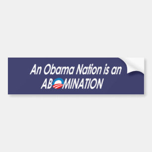 Adesivo Para Carro Anti-Obama - Obamanation