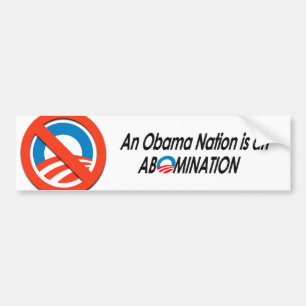Adesivo Para Carro Anti-Obama - Obamanation 2