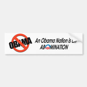 Adesivo Para Carro Anti-Obama - Obamanation 2