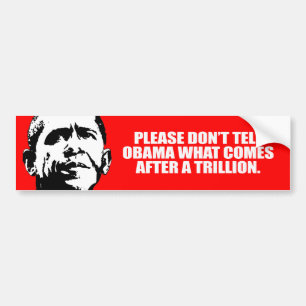 Adesivo Para Carro Anti-Obama - por favor não diga a Obama o que vem