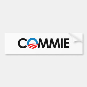 Adesivo Para Carro Anti-Obama - preto do Commie
