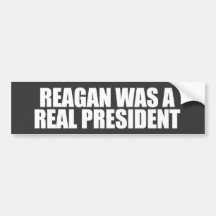 Adesivo Para Carro ANTI-OBAMA- Reagan era um presidente real