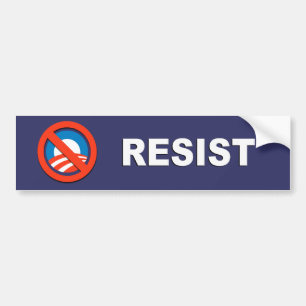 Adesivo Para Carro Anti-Obama - resista