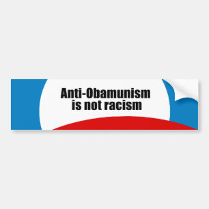 Adesivo Para Carro Anti-Obamunism não é o racismo