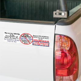 Adesivo Para Carro Anti-Phil Murphy NJ Governador Democrata