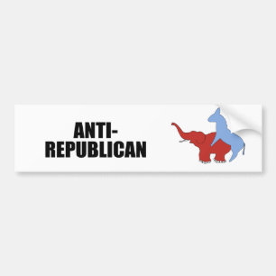 Adesivo Para Carro Anti republicano