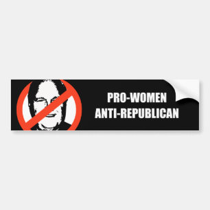 Adesivo Para Carro Anti republicano das Pro-Mulheres