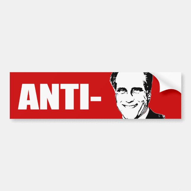 ADESIVO PARA CARRO ANTI-ROMNEY (Frente)